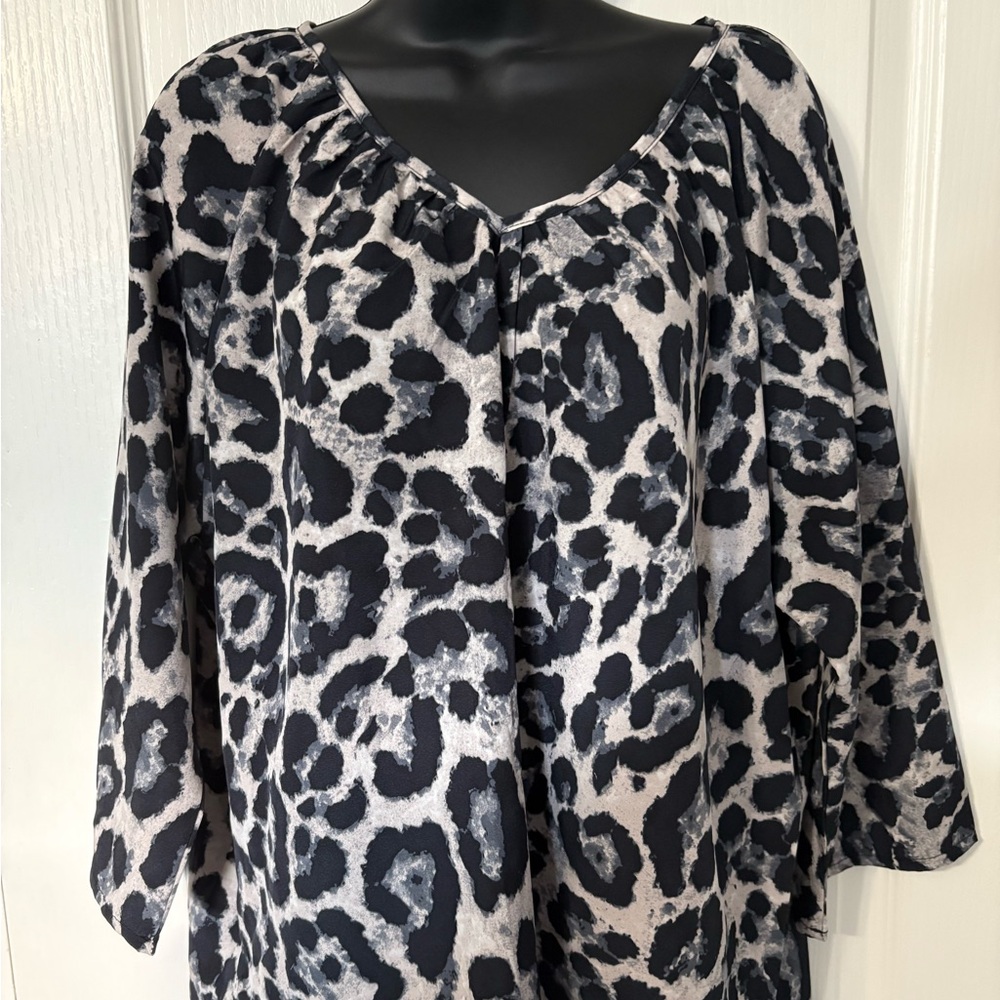 Leopard Print Blouse